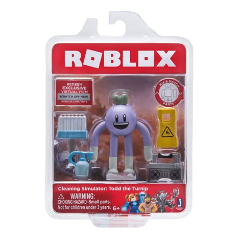 Roblox Action Collection Cleaning Simulator Todd The Turnip Figure Pack [includes Exclusive