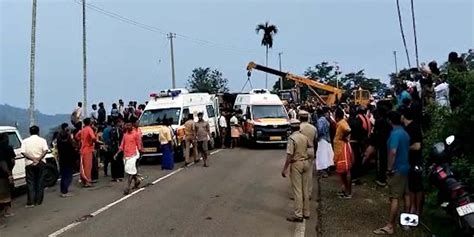 Six Pilgrims On The Way To Sabarimala Injured As Bus Topples The