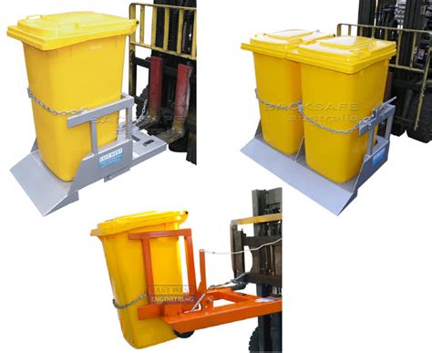 Buy A Wheelie Bin Tipper Forklift Attachment Materials Handling