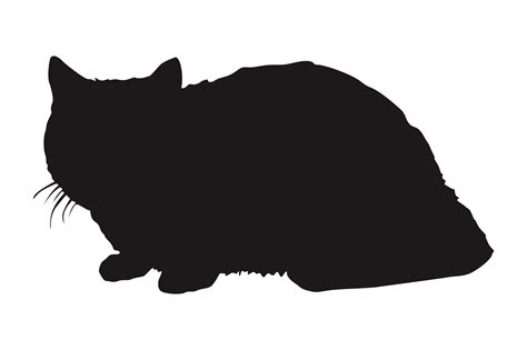 Cat Silhouette On Transparent Background 23630229 PNG