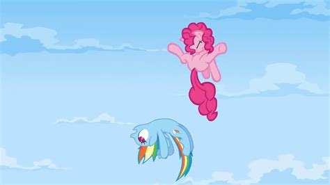 Safe Artist Misterdavey Screencap Pinkie Pie Rainbow Dash