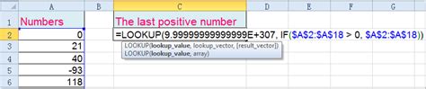 C Mo Encontrar El Primer Ltimo N Mero Positivo Negativo En Excel