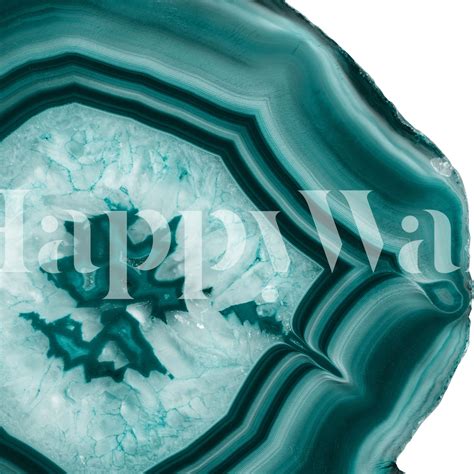 Teal Agate Glam Wallpaper Happywall