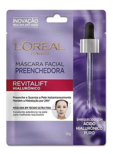 Máscara Facial Revitalift Hialurônico 30g L oréal Paris Frete grátis