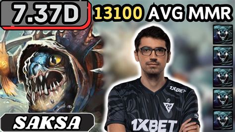 7 37d Saksa SLARK Soft Support Gameplay Dota 2 Full Match Gameplay