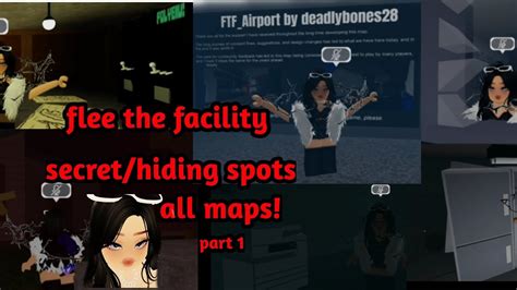 Flee The Facility Secret Rooms And Hiding Places All Maps Part 1 YouTube