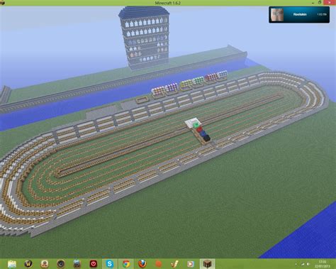 Horse Racing Track Minecraft Map