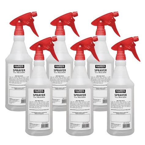 Harris 32 Oz All Purpose Spray Bottle Value 6 Pack 6vspr 32hd The Home Depot