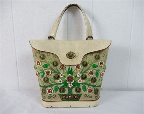 Vintage Purse Enid Collins Purse Money Tree Purse Jeweled Purse