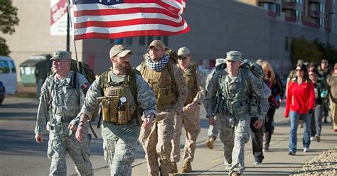 Combat PTSD News Wounded Times Marching Miles To Raise Awareness Of