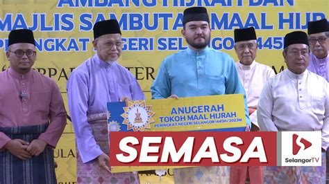 Bekas Mufti Selangor Dinobatkan Sebagai Tokoh Maal Hijrah 1445H