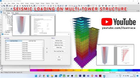 Multi Tower Seismic Analysis Process Etabs Part 2 Sandip Deb