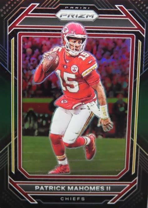 Patrick Mahomes Ii Chronicles Pb Prizm Black Green Psa