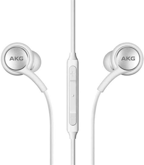 Premium White Wired Earbud Stereo In Ear Headphones With In Line Remote And Microphone Compatible