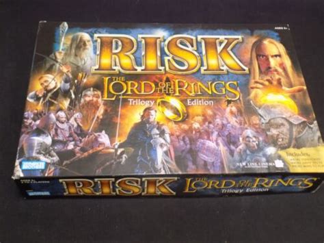 Risk The Lord Of The Rings Board Game Trilogy Edition With Ring Complete Ebay