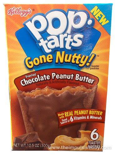 Review Pop Tarts Gone Nutty Frosted Chocolate Peanut Butter The