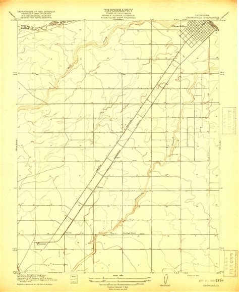 Classic USGS Chowchilla California 7.5'x7.5' Topo Map – MyTopo Map Store