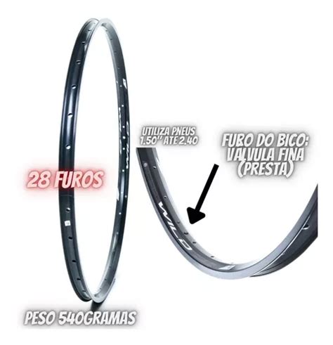 Folha Aro 29 Absolute 32 Furos Tubeless Largura 29mm Preto Frete grátis