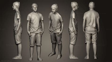 Figurines Of People Martin Stkh D Stl Model For Cnc