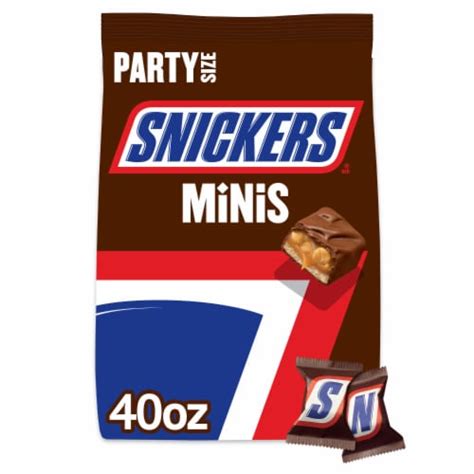 Snickers Mini Size Milk Chocolate Candy Bars Bag 40 Oz Kroger