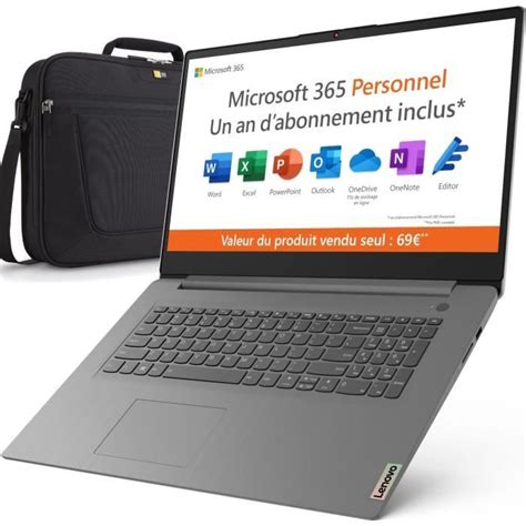 Pc Portable Ultrabook Lenovo Ideapad 3 17itl6 17 3 Hd Celeron 6305 Ram 4 Go 128go