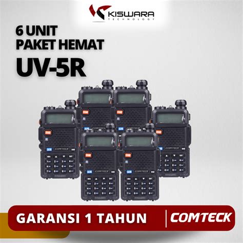 Jual Paket Unit Radio Ht Handy Talkie Uv R Dual Band Vhf Uhf