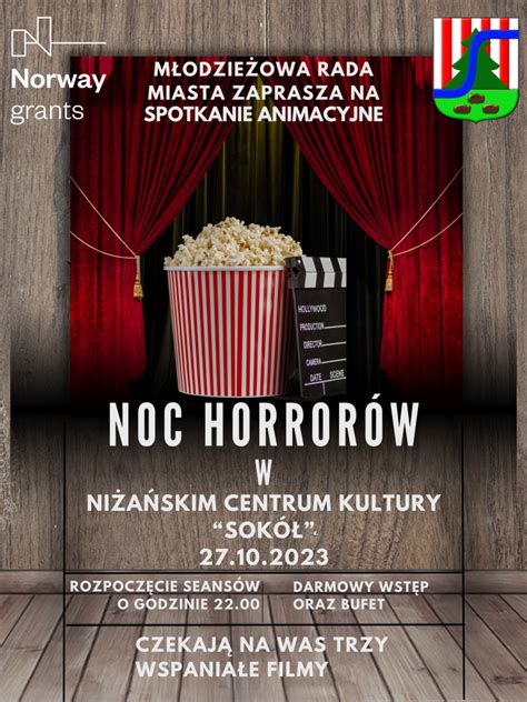 NOC HORRORÓW W NCK SOKÓŁ Niżańskie Centrum Kultury Sokół