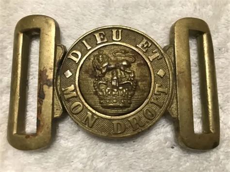 British Army Victorian Boer War Era General Service Brass Belt Buckle £