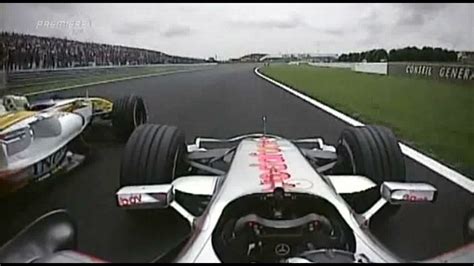 Alonso Overtake Fisichella Onboard F1 2007 France YouTube