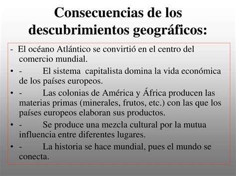 Ppt Los Descubrimientos Geogr Ficos Powerpoint Presentation Free