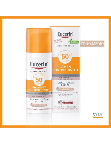 Eucerin Sun Pigment Control Tinted Tono Medio Fps X Ml En