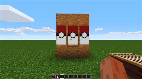 Pokeball Banner In Minecraft Tutorial Minecraft Videos