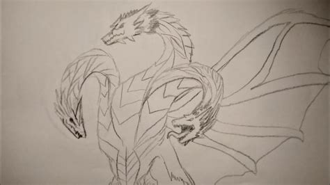 C Mo Dibujar A Ghidorah Paso A Paso Muy F Cil Dibuja F Cil Sexiz Pix