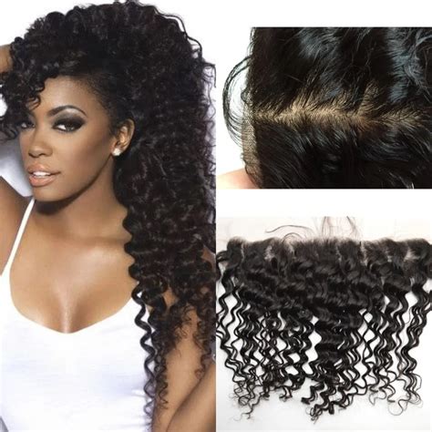 Silk Base Lace Frontal Closure Human Malaysian Virgin Hair Lace Front