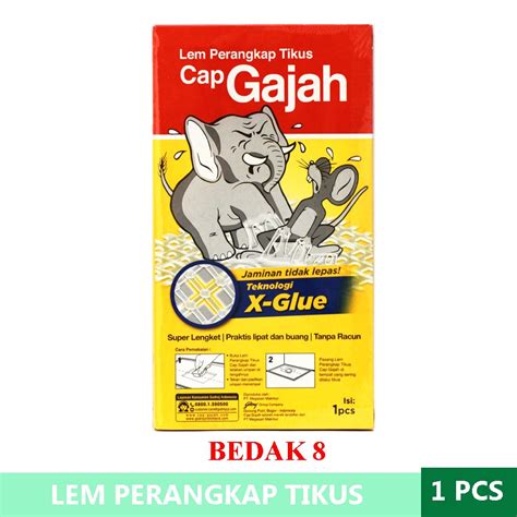 Jual Lem Tikus Trap Cap Gajah Gr Lem Tikus Cap Gajah Papan Gr