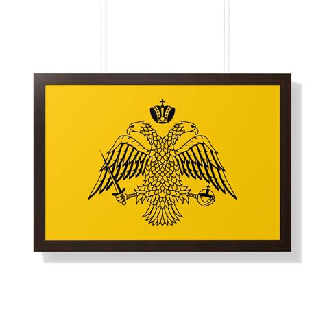 Flag of the Greek Orthodox Church Framed Print - Etsy