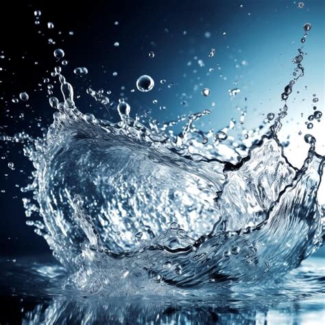 water splash background  realistic style premium ai generated image