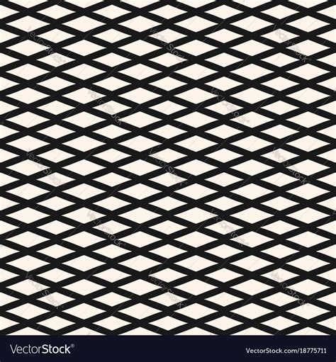 Diamond Seamless Geometric Pattern Mesh Texture Vector Image