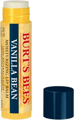 Burt S Bees Vanilla Bean Moisturizing Lip Balm 1 Ct Kroger