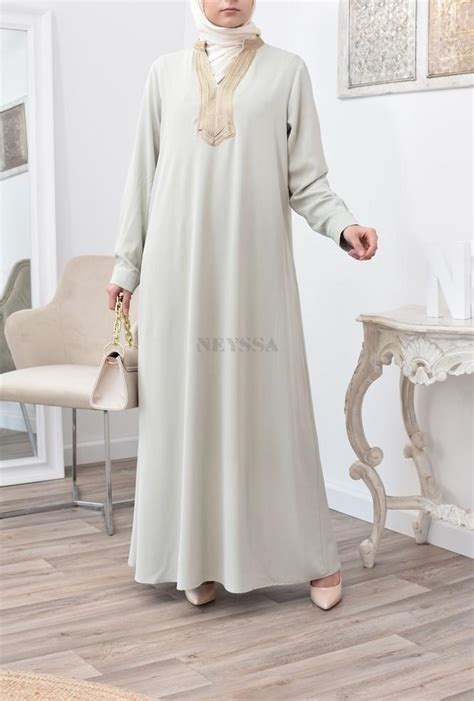 Robe Abaya Avec Sfifa Id Ale Pour L A D Et Les Grandes Occasions