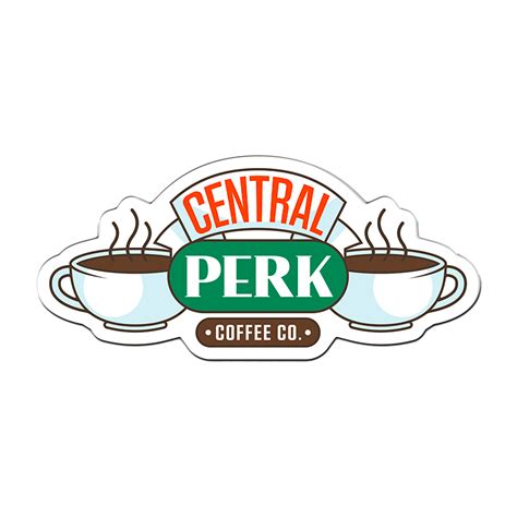 Central Perk Metal Pin Authentic Coffee Co Logo Lapel Emblem