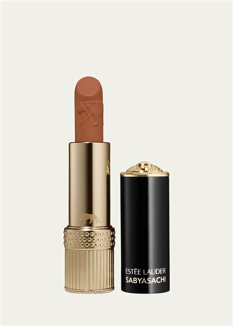 Est E Lauder Sabyasachi Lipstick Apricot Silk Sat Editorialist