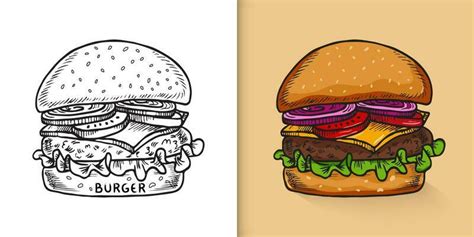 Burger Vector Art, Icons, and Graphics for Free Download