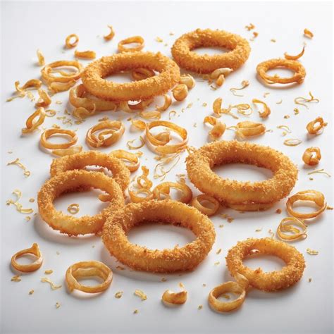 Premium Photo Frozen Onion Rings In Air Fryer