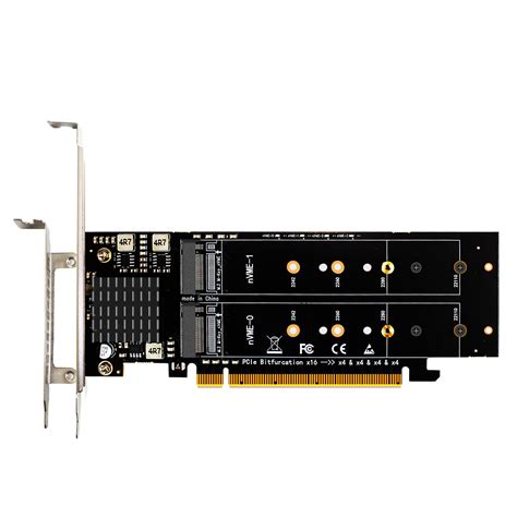 Buy GLOTRENDS PA41 Quad M 2 NVMe To PCIe 4 0 X16 Adapter Support 4 X M