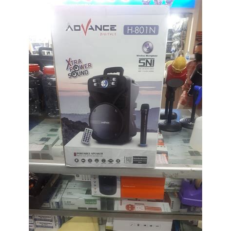 Jual Speaker Aktif Portable Advance H N Mic Wireless Karaoke