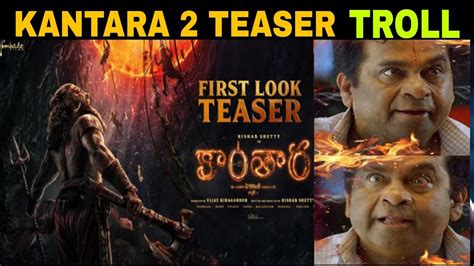 Kantara 2 First Look Teaser Troll Kantara Chapter 1 First Look