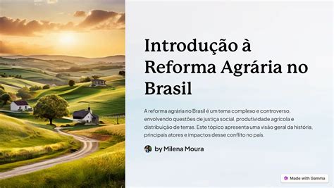 Introducao A Reforma Agraria No Brasil Pdf