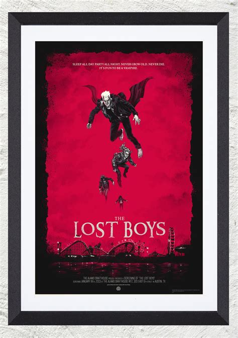 The Lost Boys 1987 Framed Poster Print In Etsy