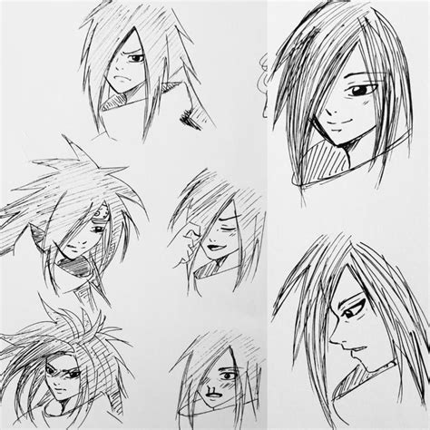 Madara's face by YumeSamasLover on DeviantArt